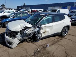 Salvage cars for sale from Copart -no: 2018 Jeep Compass Limited