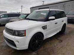 Salvage cars for sale from Copart Chicago Heights, IL: 2011 Land Rover Range Rover Sport Autobiography