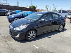 Salvage cars for sale from Copart Wilmington, CA: 2012 Hyundai Accent GLS