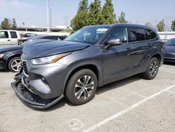 Salvage cars for sale at Rancho Cucamonga, CA auction: 2020 Toyota Highlander XLE