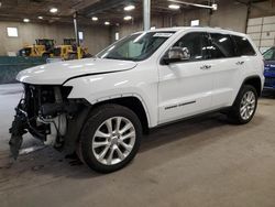 Salvage cars for sale from Copart Blaine, MN: 2017 Jeep Grand Cherokee Limited