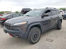 Jeep Cherokee Trailhawk salvage cars for sale: 2015 Jeep Cherokee Trailhawk