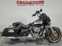Salvage motorcycles for sale at Dallas, TX auction: 2013 Harley-Davidson Flhx Street Glide