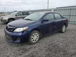 Salvage cars for sale from Copart Ottawa, ON: 2012 Toyota Corolla Base