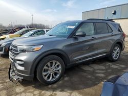 Salvage cars for sale from Copart Woodhaven, MI: 2022 Ford Explorer XLT