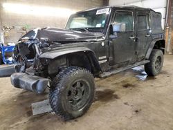 Salvage cars for sale from Copart Angola, NY: 2011 Jeep Wrangler Unlimited Sport