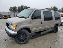 Salvage cars for sale from Copart Mendon, MA: 2002 Ford Econoline E150 Van