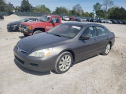 Salvage cars for sale from Copart Madisonville, TN: 2007 Honda Accord EX
