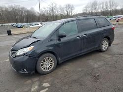 Salvage cars for sale at Marlboro, NY auction: 2016 Toyota Sienna XLE