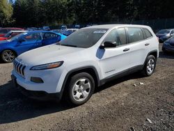 Jeep salvage cars for sale: 2015 Jeep Cherokee Sport