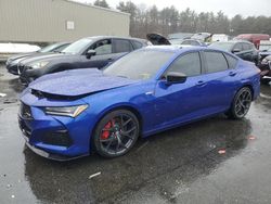 Salvage cars for sale at Exeter, RI auction: 2023 Acura TLX Type S