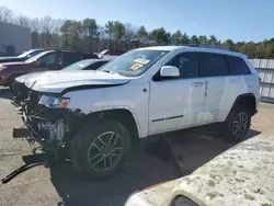 Salvage cars for sale from Copart Exeter, RI: 2020 Jeep Grand Cherokee Laredo