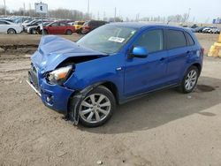 Salvage cars for sale at Woodhaven, MI auction: 2015 Mitsubishi Outlander Sport ES