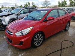 Salvage cars for sale at Bridgeton, MO auction: 2017 Hyundai Accent SE