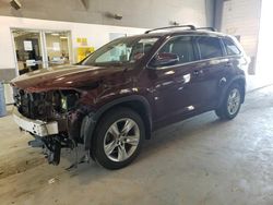 Salvage cars for sale from Copart Sandston, VA: 2015 Toyota Highlander Limited