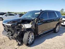 Salvage cars for sale from Copart Houston, TX: 2023 Cadillac Escalade Premium Luxury