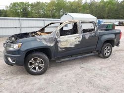 Salvage cars for sale at Charles City, VA auction: 2017 Chevrolet Colorado Z71