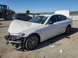 BMW salvage cars for sale: 2018 BMW 530E