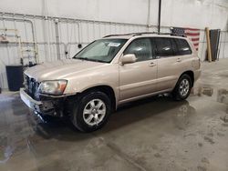 Salvage cars for sale at Avon, MN auction: 2007 Toyota Highlander Sport