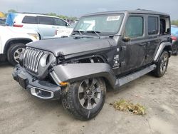 Salvage cars for sale at Cahokia Heights, IL auction: 2018 Jeep Wrangler Unlimited Sahara