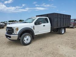 Salvage trucks for sale at San Antonio, TX auction: 2018 Ford F550 Super Duty