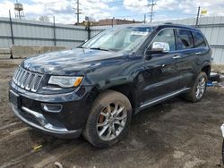 Jeep salvage cars for sale: 2015 Jeep Grand Cherokee Summit