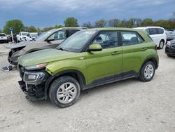 Salvage cars for sale at Des Moines, IA auction: 2021 Hyundai Venue SE