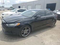 Salvage cars for sale at Jacksonville, FL auction: 2016 Ford Fusion Titanium