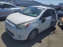 Salvage cars for sale from Copart Vallejo, CA: 2015 Mitsubishi Mirage ES