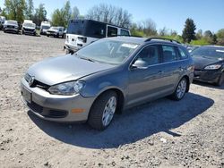 Salvage cars for sale from Copart Portland, OR: 2012 Volkswagen Jetta TDI