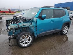 Salvage cars for sale at Woodhaven, MI auction: 2020 Jeep Renegade Latitude