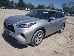 Salvage cars for sale from Copart Madisonville, TN: 2020 Toyota Highlander L