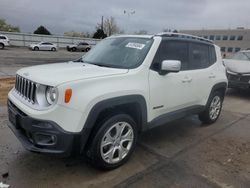 Salvage cars for sale at Littleton, CO auction: 2016 Jeep Renegade Limited