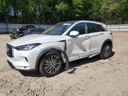 Salvage cars for sale at Austell, GA auction: 2023 Infiniti QX50 Luxe