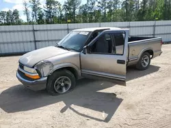 Salvage trucks for sale at Harleyville, SC auction: 2001 Chevrolet S Truck S10