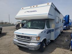 Salvage trucks for sale at Woodhaven, MI auction: 1998 Ford Econoline E450 Super Duty Cutaway Van RV