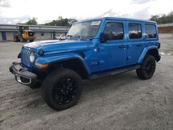 Vehiculos salvage en venta de Copart Spartanburg, SC: 2022 Jeep Wrangler Unlimited Sahara