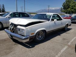 Salvage trucks for sale at Rancho Cucamonga, CA auction: 1984 Chevrolet EL Camino