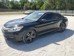 Salvage cars for sale from Copart Fort Pierce, FL: 2017 Honda Accord Sport