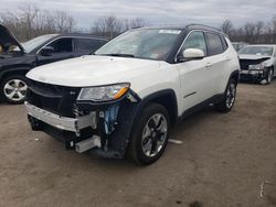 Salvage cars for sale at Marlboro, NY auction: 2021 Jeep Compass Limited