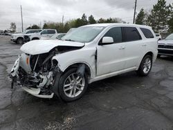 Dodge Durango gt Vehiculos salvage en venta: 2022 Dodge Durango GT