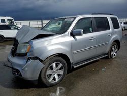 Salvage cars for sale at Fresno, CA auction: 2013 Honda Pilot Touring