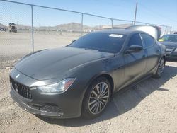 Salvage cars for sale from Copart North Las Vegas, NV: 2017 Maserati Ghibli