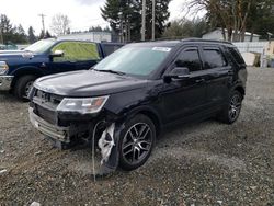 Ford salvage cars for sale: 2017 Ford Explorer Sport