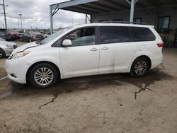 Salvage cars for sale from Copart Los Angeles, CA: 2016 Toyota Sienna XLE