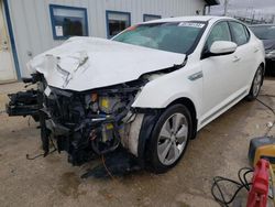 Salvage cars for sale from Copart Pekin, IL: 2016 KIA Optima Hybrid