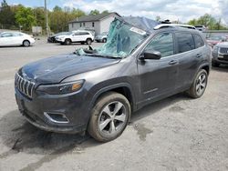 Salvage cars for sale at York Haven, PA auction: 2020 Jeep Cherokee Limited