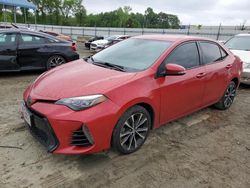 Salvage cars for sale at Spartanburg, SC auction: 2017 Toyota Corolla L