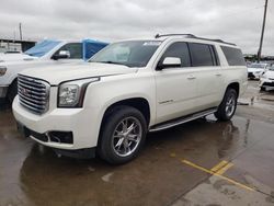 Salvage cars for sale at Grand Prairie, TX auction: 2015 GMC Yukon XL C1500 SLT