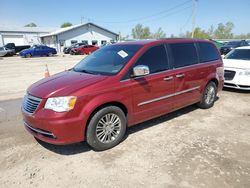Salvage cars for sale from Copart Pekin, IL: 2013 Chrysler Town & Country Touring L